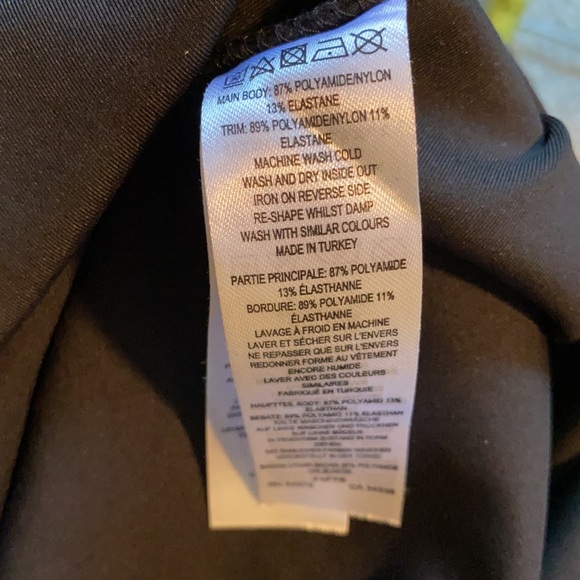 NWOT French Connection Sicily Scuba Black Mesh Waist Cutout Dress  Sz 6 - Picture 12 of 12